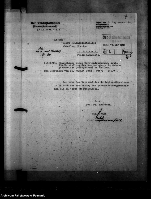 Obraz 11 z jednostki "Haftanstalt - Kalisch"