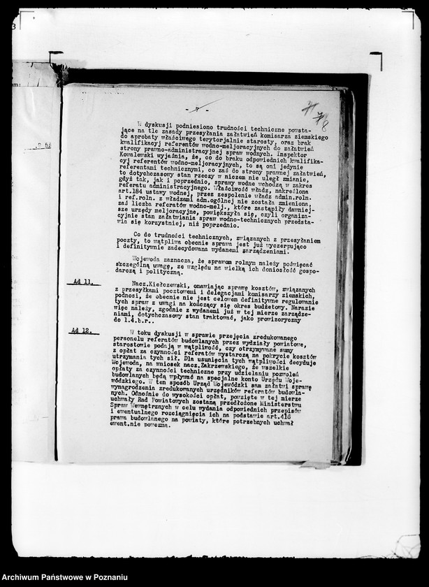 Obraz 12 z jednostki "/Zjazdy starostów i wojewodów/ /materiały przygotowawcze/"