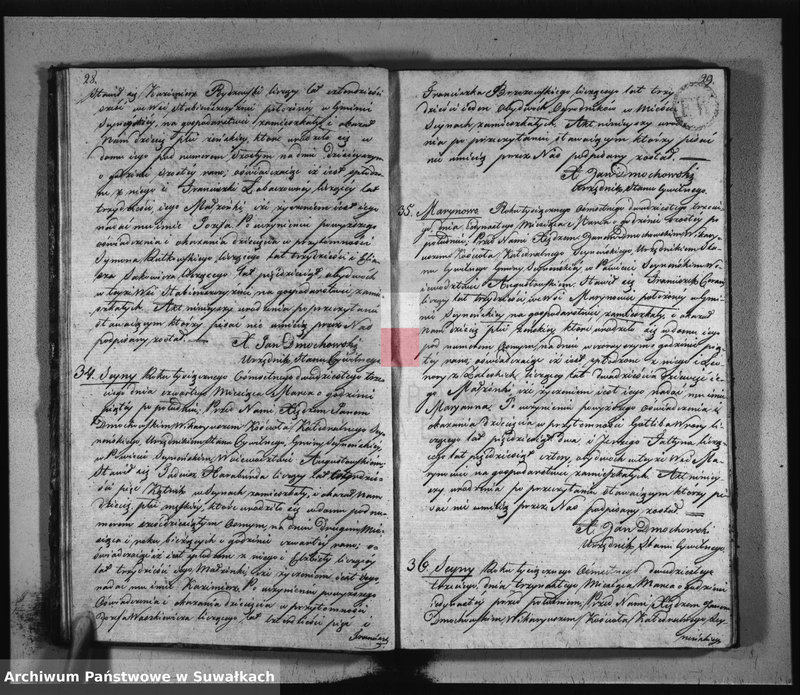 image.from.unit.number "Akta urodzonych w roku 1823 gminy seyneńskiey."