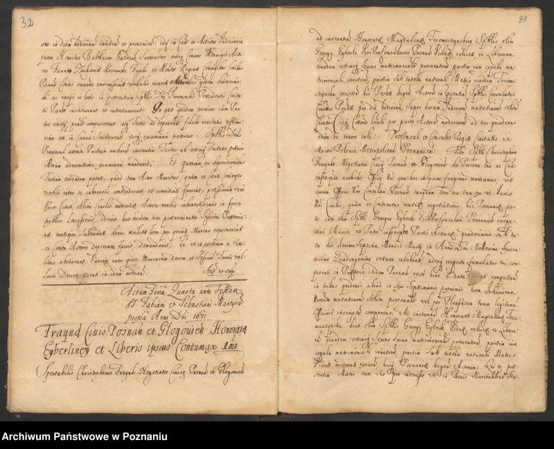 Obraz 19 z jednostki "Protocolon actorum officii consularis Posnaniensis."