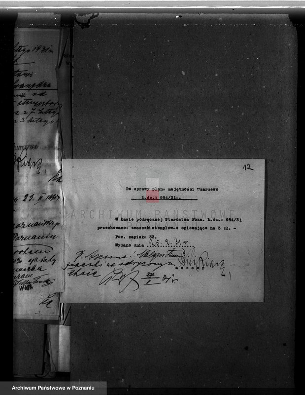 Obraz 17 z jednostki "Majętność leśna Uzarzewo powiat poznański"