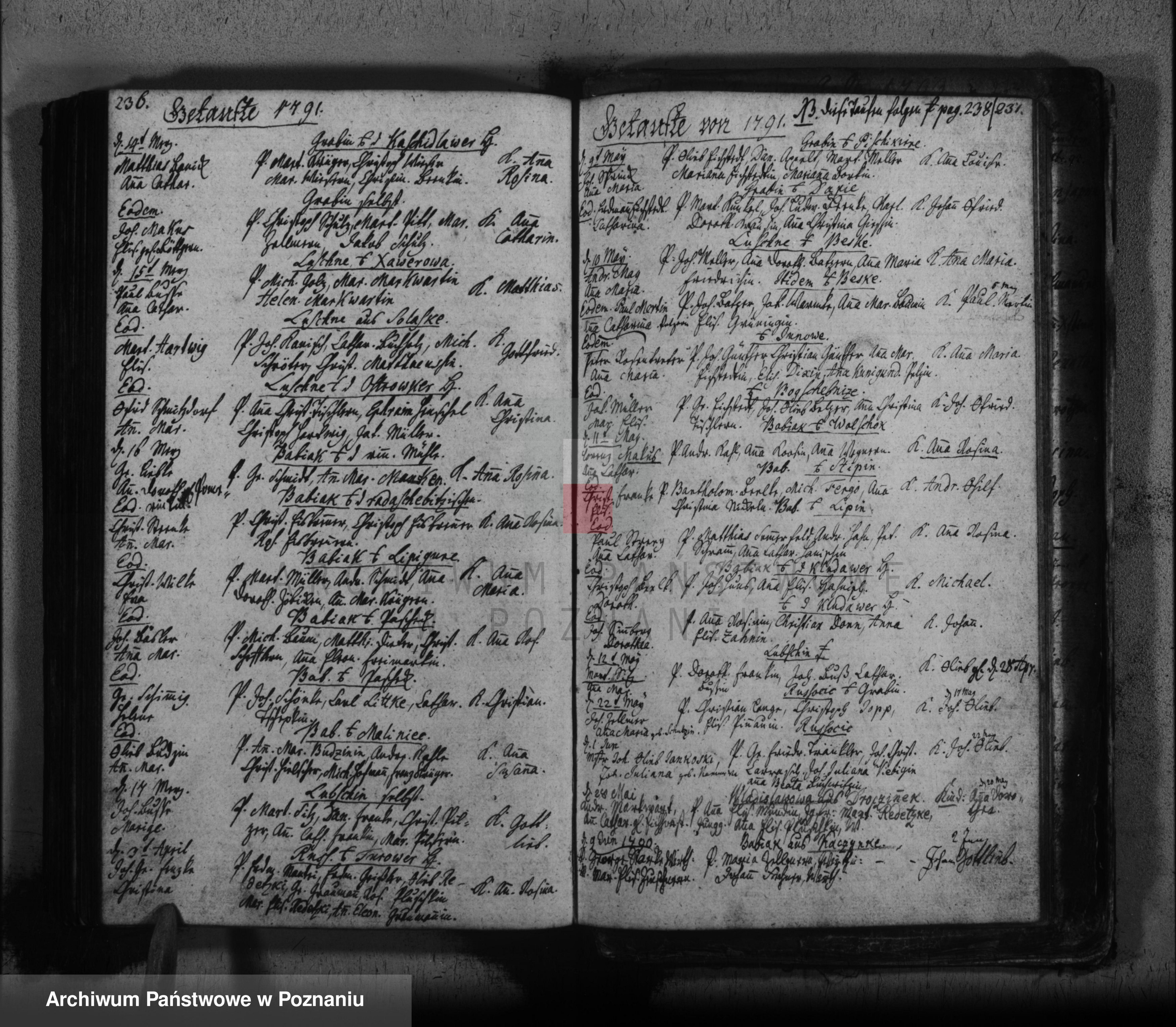 Skan z jednostki: Księga urodzeń, małżeństw, zgonów