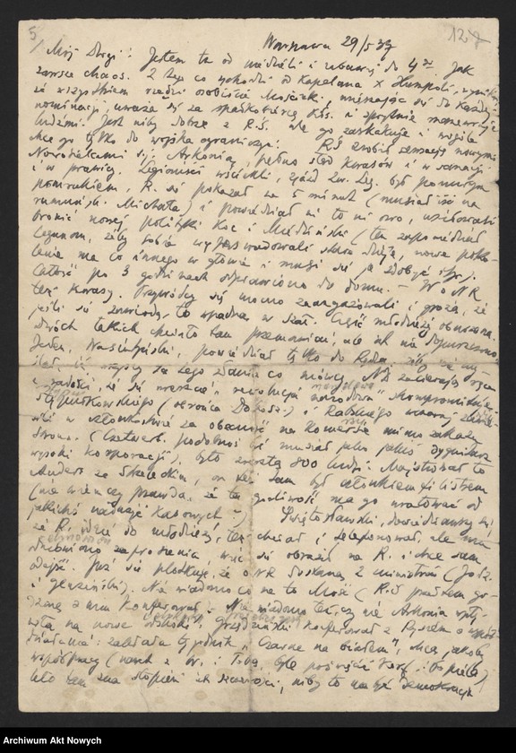 Obraz 12 z jednostki "Kot Stanisław, historyk, działacz Stronnictwa Ludowego. Sytuacja w Polsce. Kontakty polityków opozycyjnych. Pismo "Szaniec" nr 11 z 1928 r."