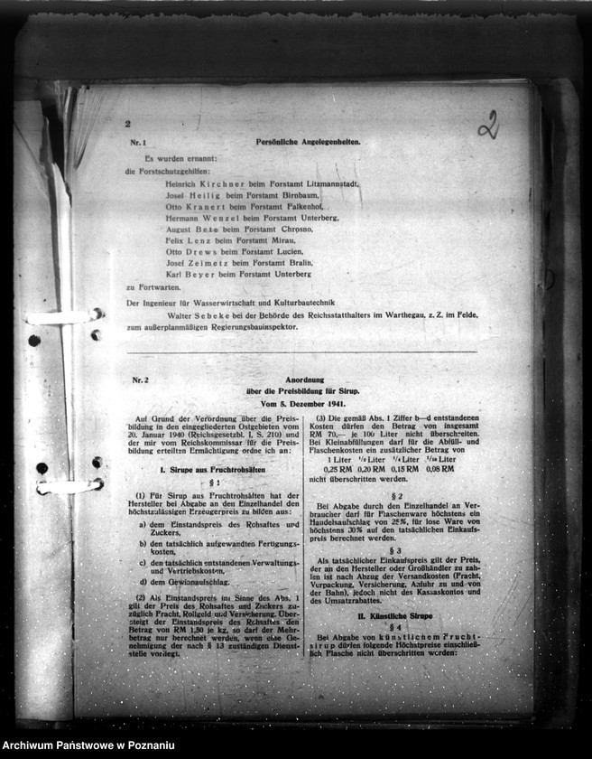 Obraz 6 z jednostki "Verordnungsblatt Nr. 1"