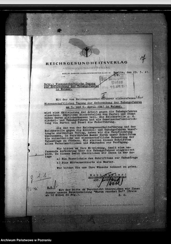 Obraz 11 z jednostki "Bekämpfung der Tabakgefahren"