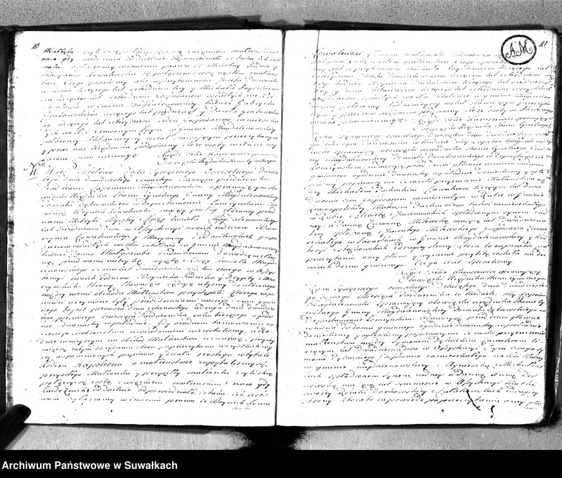 image.from.unit.number "Akta małżeństwa gminy wigierskiey od 1-go maja 1810 do dnia ostatniego kwietnia 1811 roku"