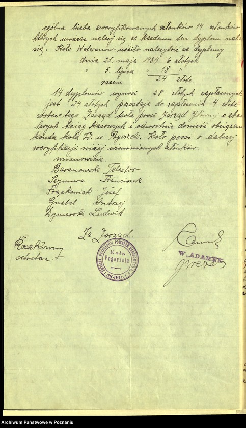 Obraz 9 z jednostki "Pogorzela, powiat Krotoszyn - akta koła."