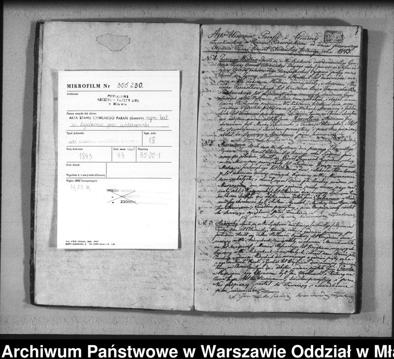 image.from.unit.number "Akta urodzin, małżeństw i zgonów"