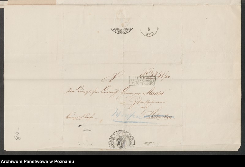 Obraz 12 z jednostki "Acta generalia des Oberpäsidialkommissars Landrat von Madai zu Kosten betreffend die Verfolgung der polnisch-revolutionären Umtriebe im Kreise Schildberg /Ostrzeszów/."