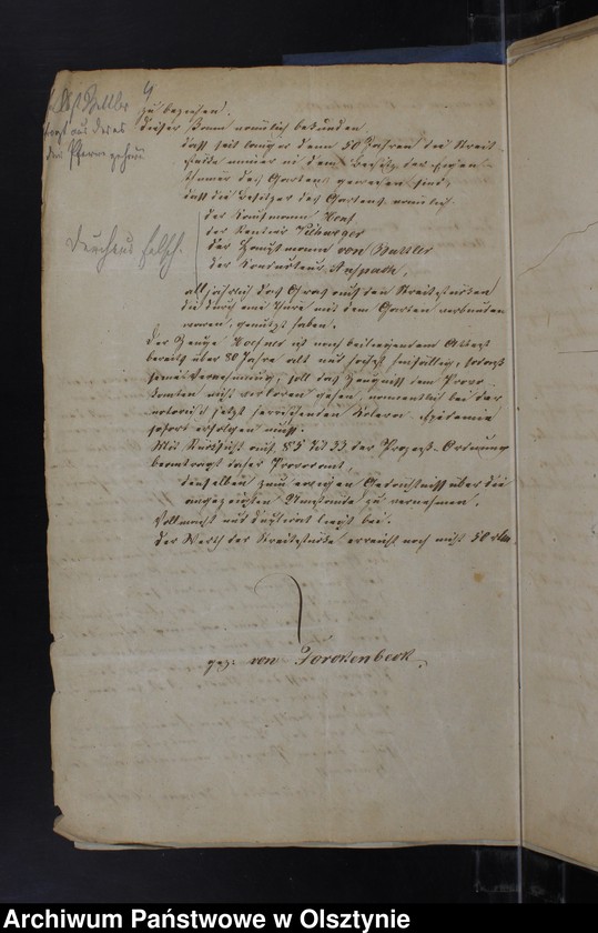 image.from.unit.number "Eintausch des zur hiesigen Pfarrer gehörenden Scheunengartens gegen Grundplätze gehörende dem Rokittke"
