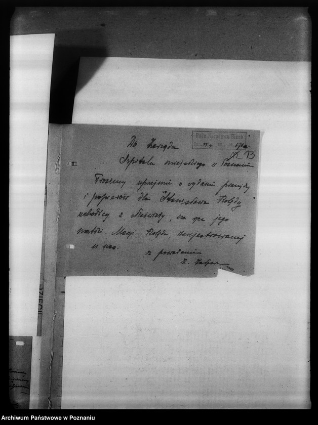 Obraz 17 z jednostki "Korespondencja dotycząca uchodźców."