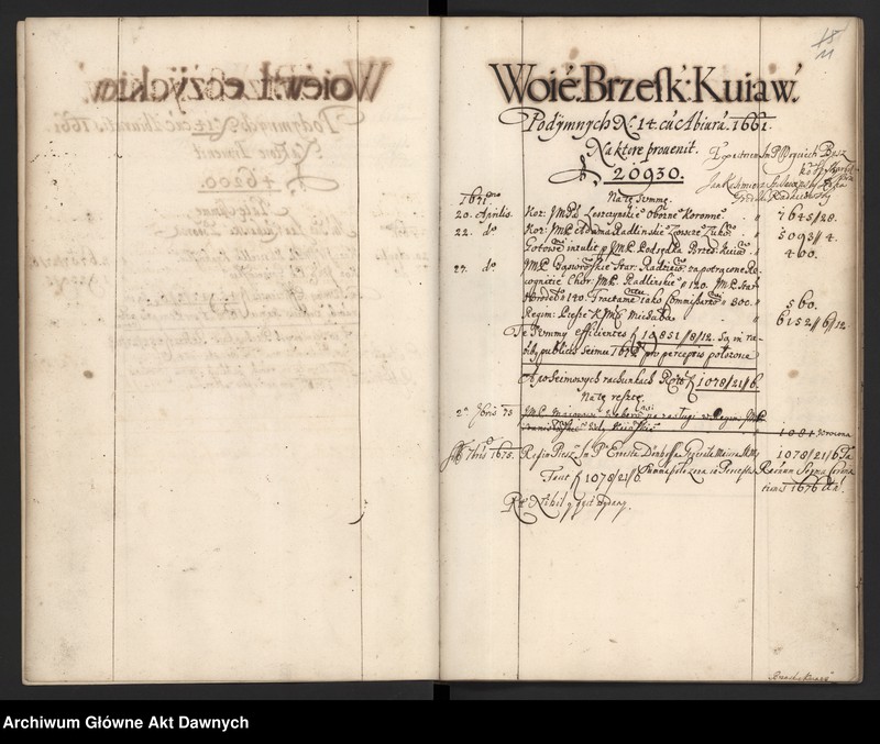 image.from.unit.number "Rozliczenie z poboru i podymnego uchwalonych w 1670 r."