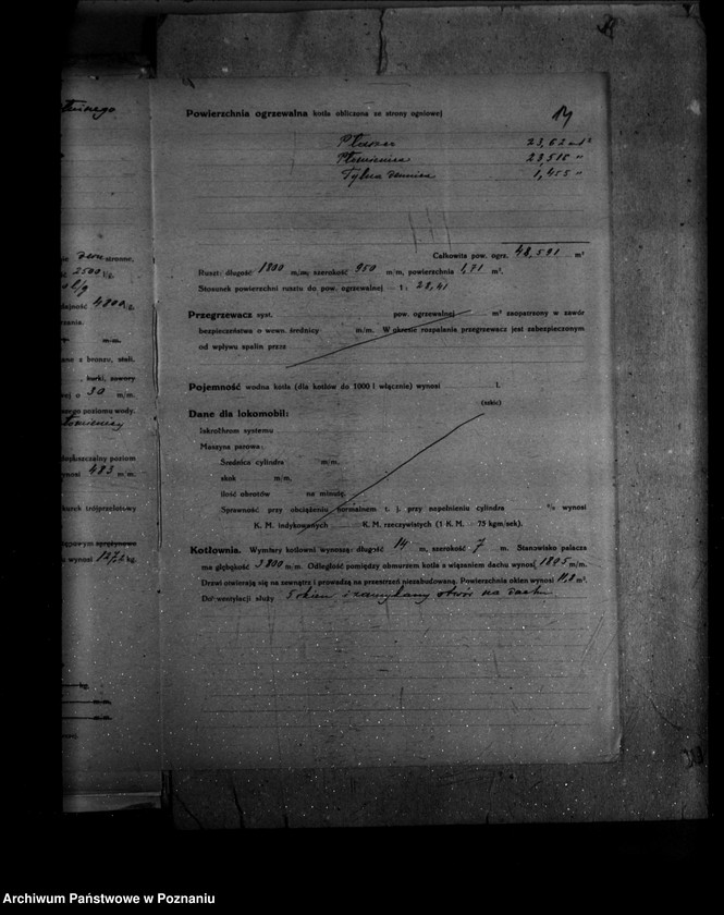 Obraz 18 z jednostki "Młyn parowy E. Litwińskiego w Szamotułach nr woj. kotła 162"