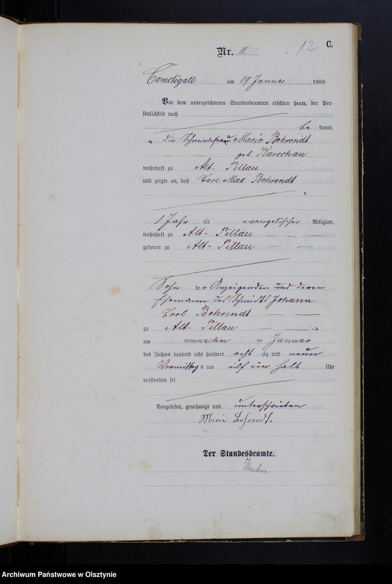 image.from.unit.number "Sterbe-Haupt-Register Nr 1 - 175"