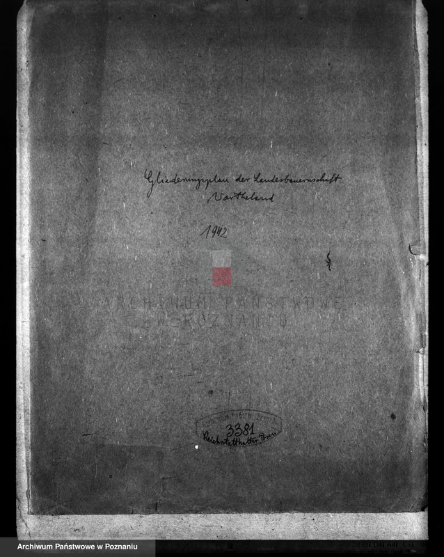 Obraz 4 z jednostki "Gliederungsplan der Landesbauernschaft Wartheland"