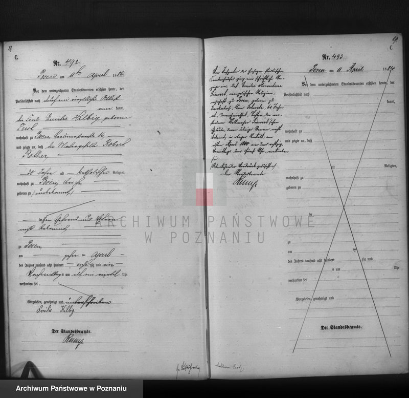 Obraz 16 z jednostki "Księga zgonów t. II"