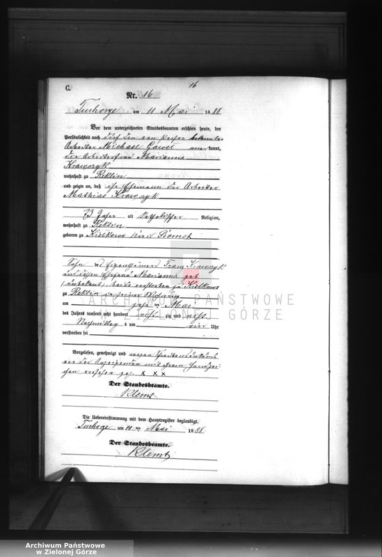 Obraz 20 z jednostki "Sterbe-Neben-Register"
