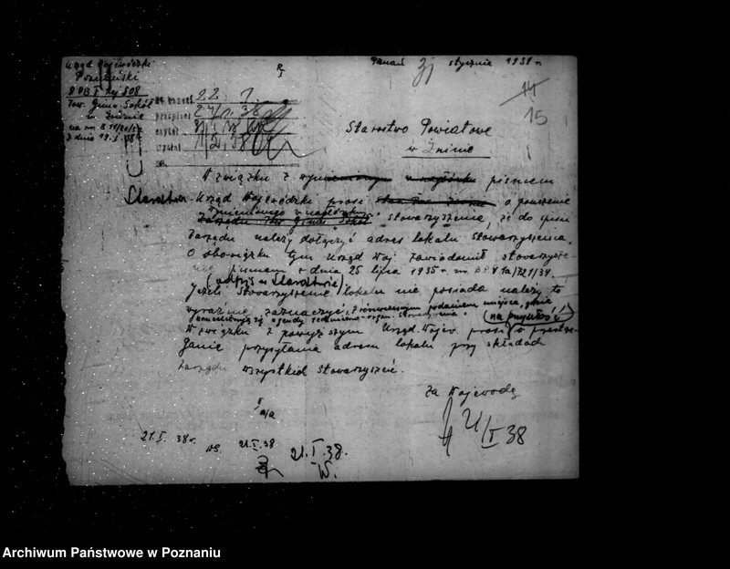 Obraz 19 z jednostki "/Towarzystwo Gimnastyczne „Sokół" w Żninie - rejestracja/"