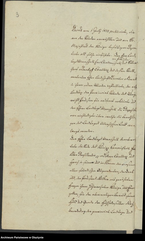 image.from.unit "Acta Specialia des Provinzial Stände des Königreichs Preussen. Die Conferenze Protocolle den Plenar Sitzungen"