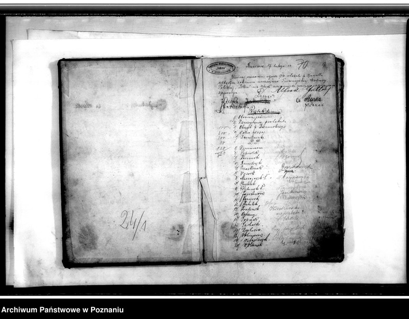 Obraz 4 z jednostki "Książka-rejestr zebrań i obecnych na nich członków Towarzystwa"