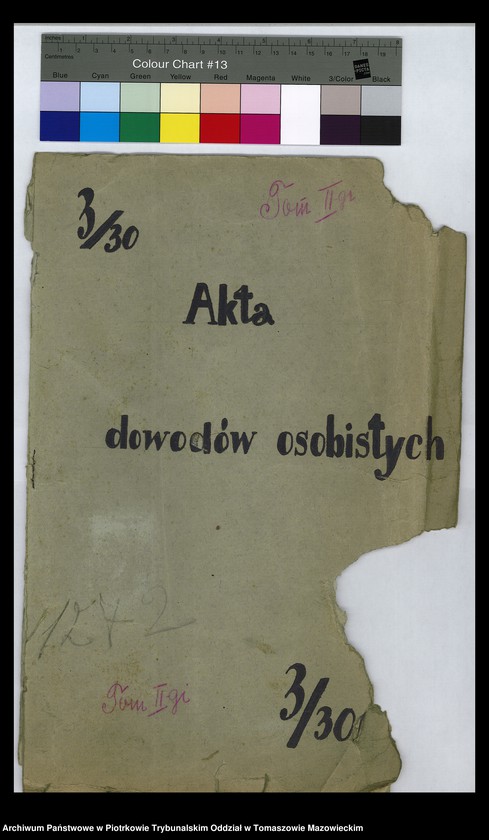 Obraz 2 z jednostki "Akta dowodów osobistych. Tom II-gi"