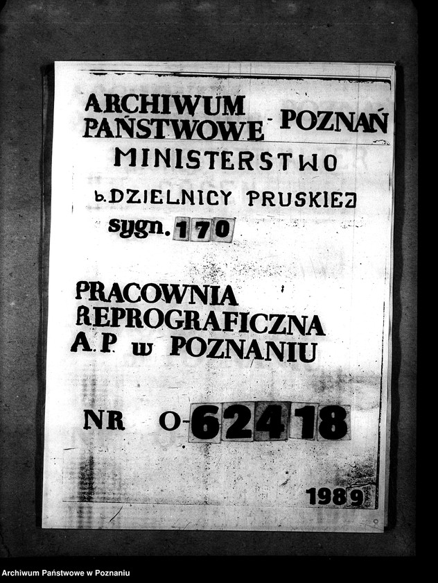 Obraz 1 z jednostki "Sprawy szczegółowo-administracyjne Pługi parowe - [i motorowe]"