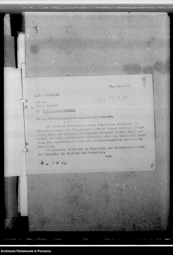 Obraz 12 z jednostki "Schaack, Herbert Amtskommissar"