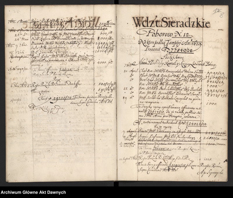 image.from.unit.number "Rozliczenie z poboru i podymnego uchwalonych w 1670 r."