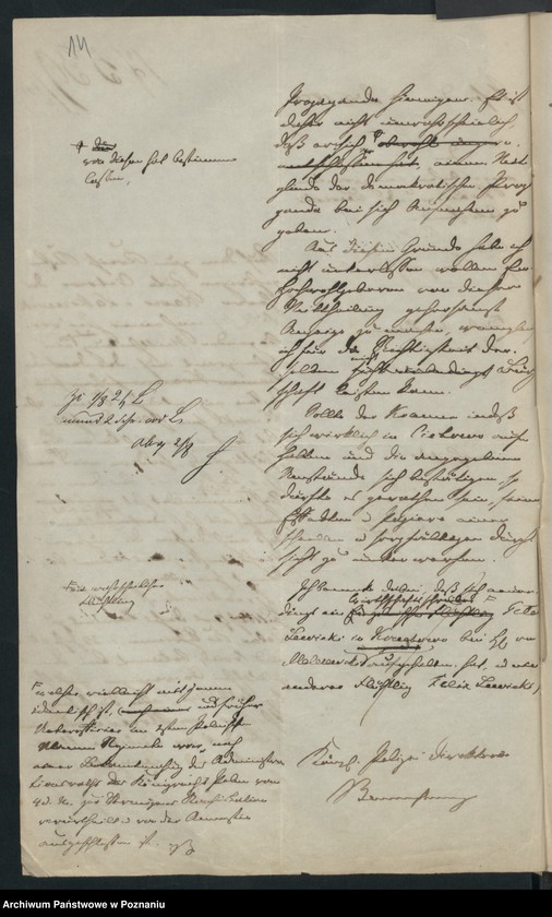 Obraz 20 z jednostki "A. betr. Franz Cramer, stud. theol. et phil. aus Posen zeitweilig beim Gutsbesitzer Xaver von Zakrzewski in Ciechowo"