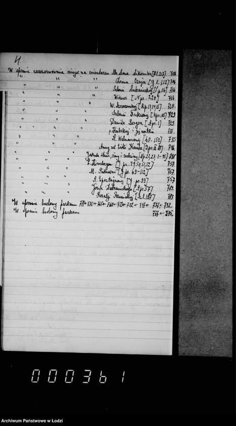 Obraz 8 z jednostki "Skorowidz do księgi protokołów"