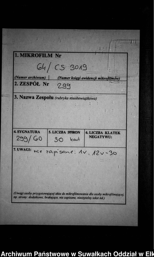 image.from.unit.number "Geburts-Neben-Register des Preussischen Standes-Amtes Gr. Strengeln Kreis Angerburg"