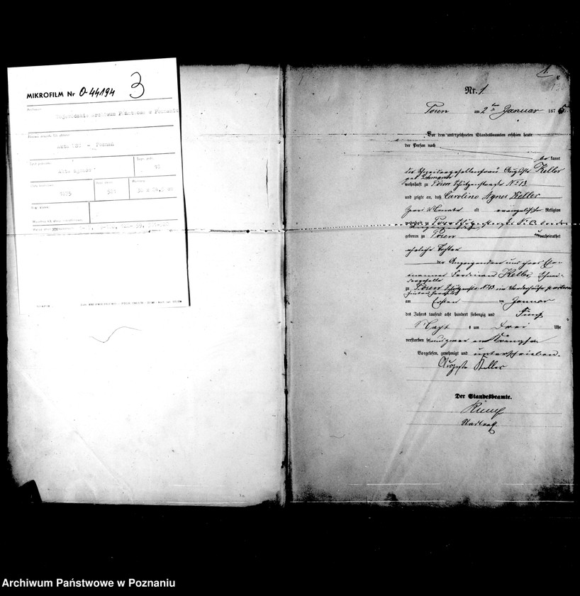 Obraz 3 z jednostki "Księga zgonów"