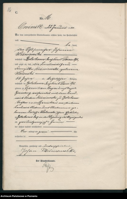 Obraz 19 z jednostki "Sterbe-Haupt-Register"