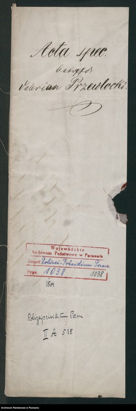 Obraz 2 z jednostki "A. betr. Valerian Przewłocki in Góra"