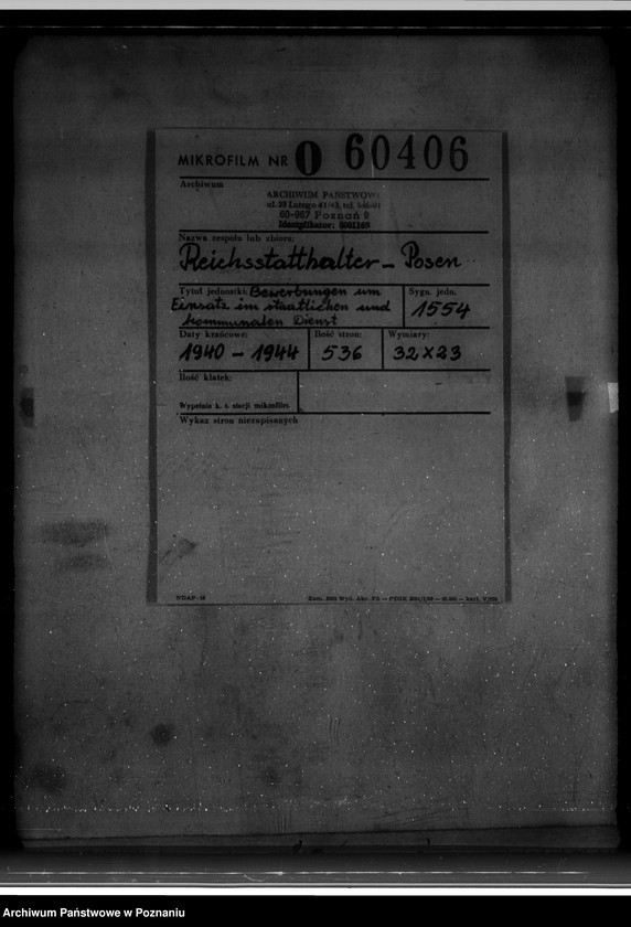 Obraz 2 z jednostki "Bewerbungen um Kinsatz im staatlichen und kommunalen Dienst"