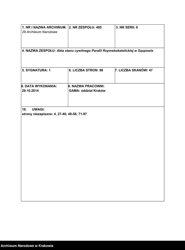 Obraz z jednostki "Duplikat aktów urodzeń, małżeństw i zgonów"