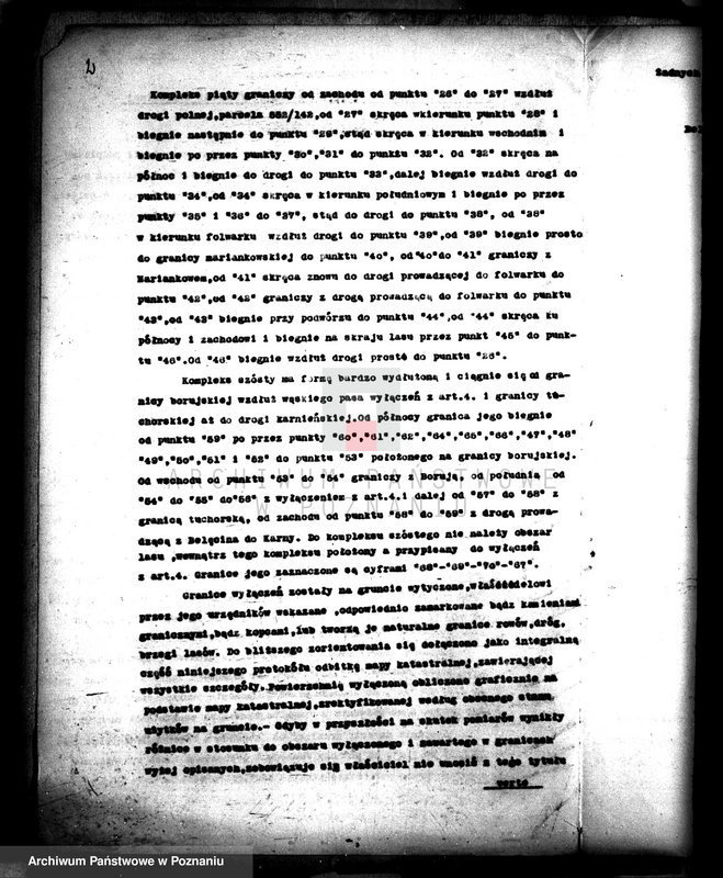 image.from.unit.number "Majątku Bolęcin-Karna powiatu wolsztyńskiego sprawy pomiarowe majątku w związku z parcelacją"