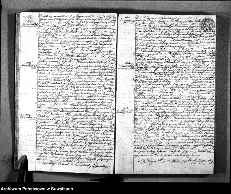 image.from.unit.number "Księga Duplikatu zawierająca w sobie Akta Urodzonych, Zaślubionych i Umarłych z Roku 1837 Parafij Leypuńskiey"