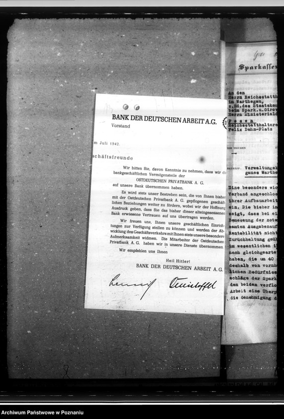 image.from.unit.number "Sparkassen - korespondencja"