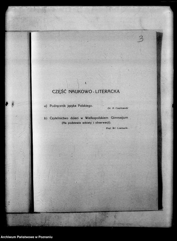 Obraz 7 z jednostki "Wielkopolskie Gimnazjum Dr Czajkowskiego- Poznań [między innymi sprawozdanie za rok szkolny 1932/33]"