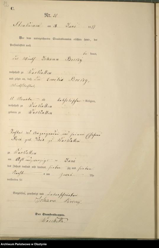 image.from.unit.number "Sterbe-Haupt-Register Nr 19 - 52,65 - 68,71 - 76"