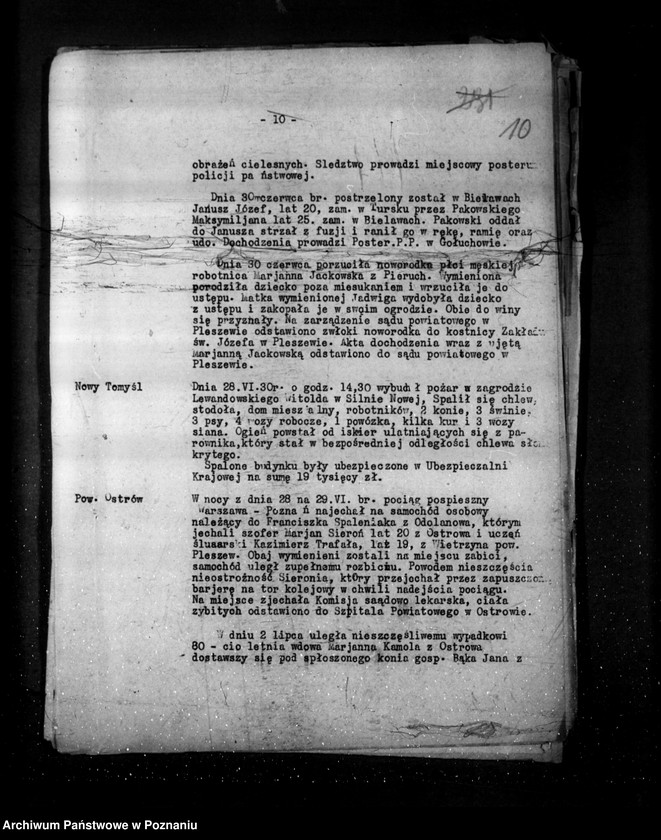 Obraz 14 z jednostki "Sprawozdania sytuacyjne tygodniowe za czas od 28 czerwca do 1 sierpnia 1930 r /nr 35-39/"