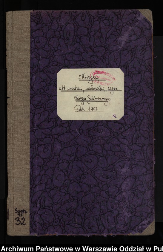 image.from.unit.number "Akta urodzeń, małżeństw i zgonów"