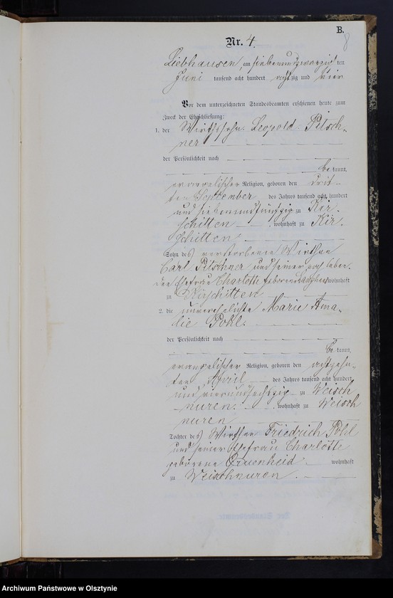 image.from.unit.number "Heiraths-Neben-Register Nr 1 - 9"