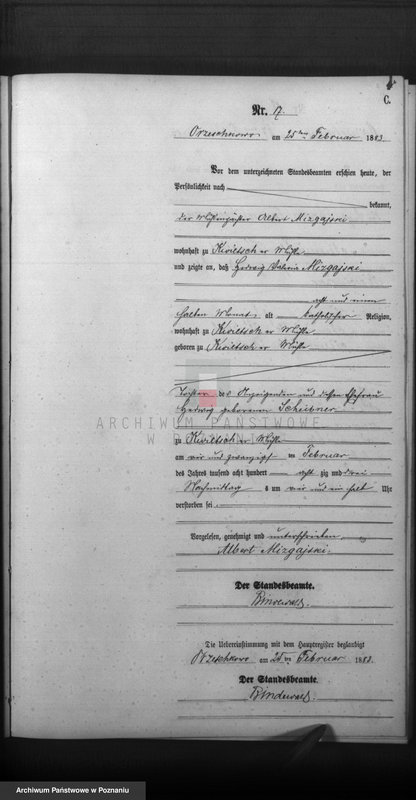 Obraz 19 z jednostki "Księga zgonów"