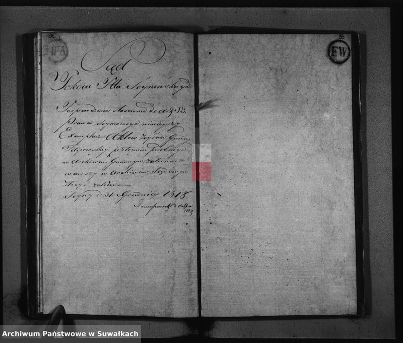 Obraz 19 z jednostki "Akta Umarłych Gminy Filipowskiey od Dnia 1 Stycznia 1818 Roku"