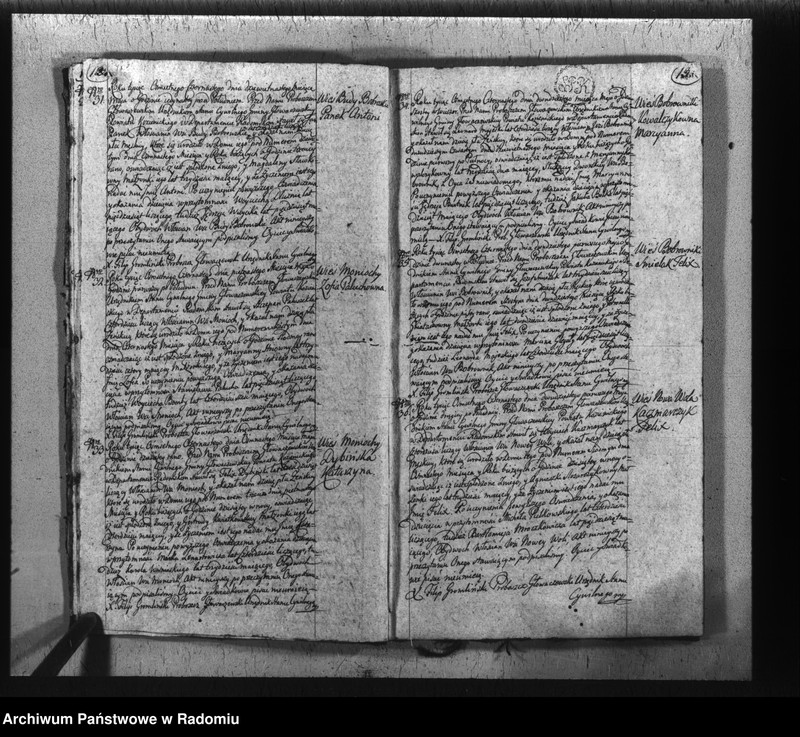 image.from.unit.number "Księga urzędnika stanu cywilnego parafii Głowaczew do zapisywania akt 1814 roku"