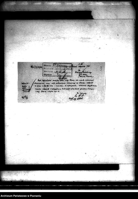 Obraz 13 z jednostki "Opłaty należności za scalenie gruntów wsi Popów, Szczytniki, Kolonia Szczytniki, Korzekwin, Kuczawola, Marcjanów, gminy Iwanowice powiatu kaliskiego"