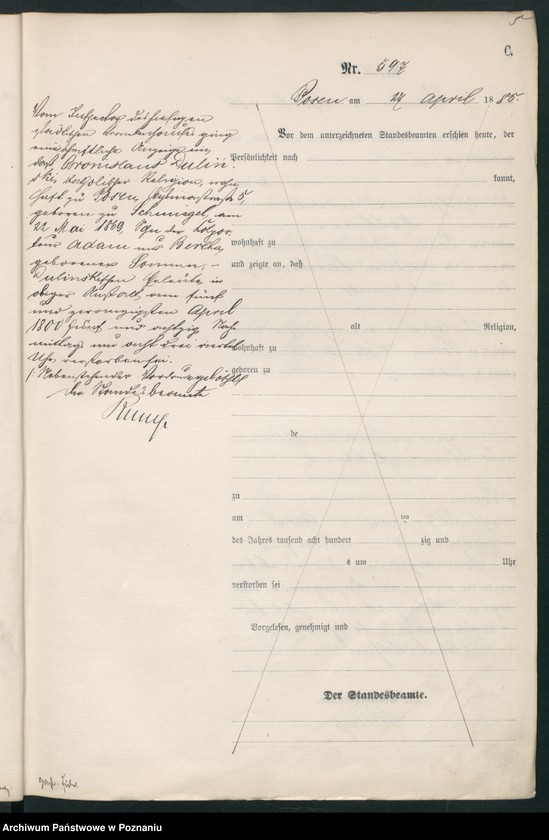 Obraz 8 z jednostki "Księga zgonów t. II"