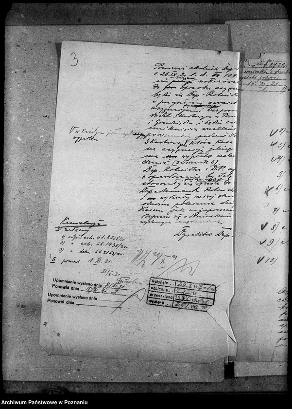 Obraz 7 z jednostki "Budżet, okólniki departamentu skarbu, rok 1921"